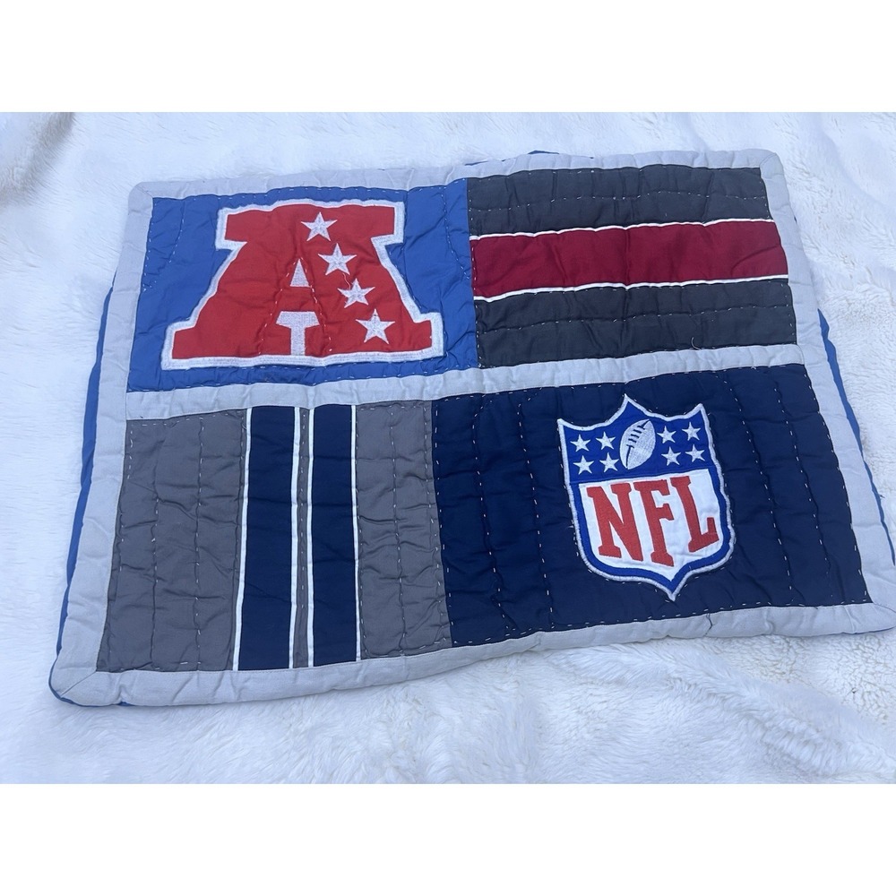 Pottery Barn Teen PB teen NFL & AFC Quilted Pillow Case Sham Standard